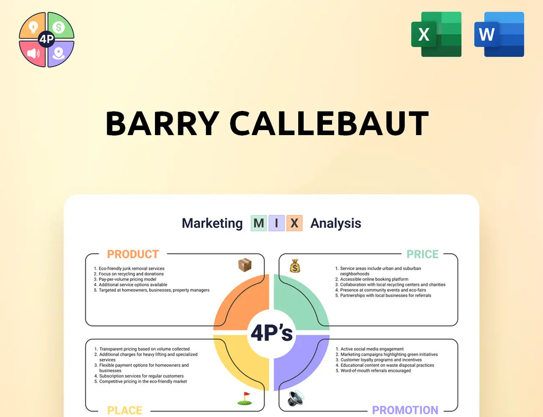 Barry Callebaut Marketing Mix