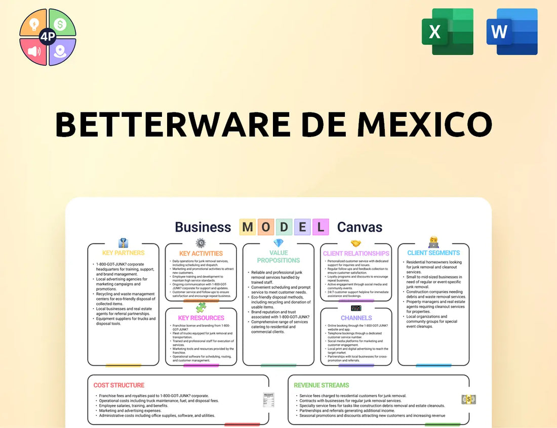 Betterware Canvas Business Model