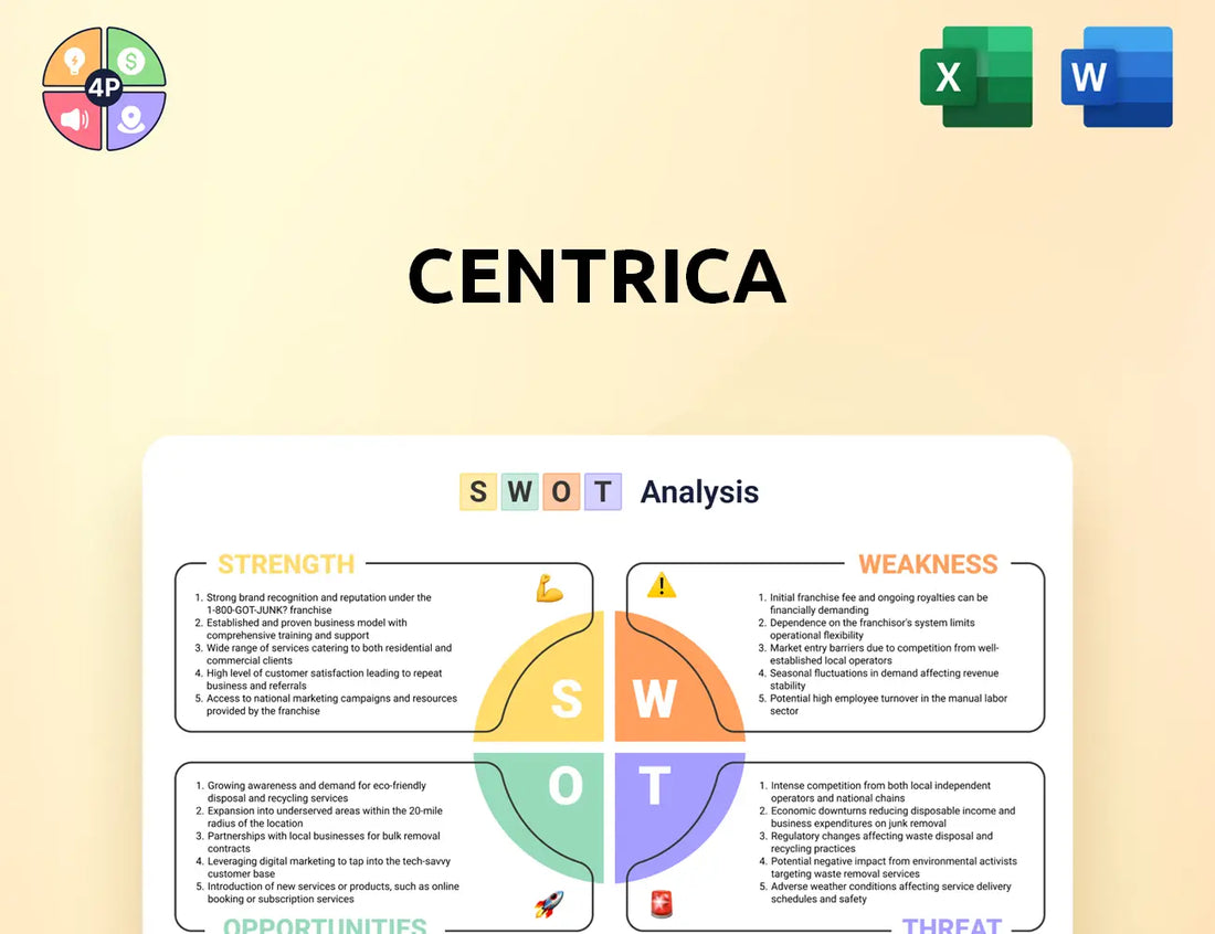 Centrica Swot Analysis