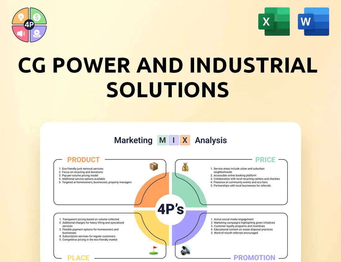 Cgglobal Marketing Mix