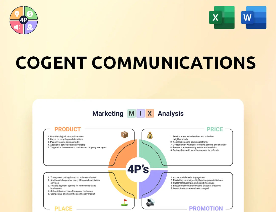 Cogentco Marketing Mix
