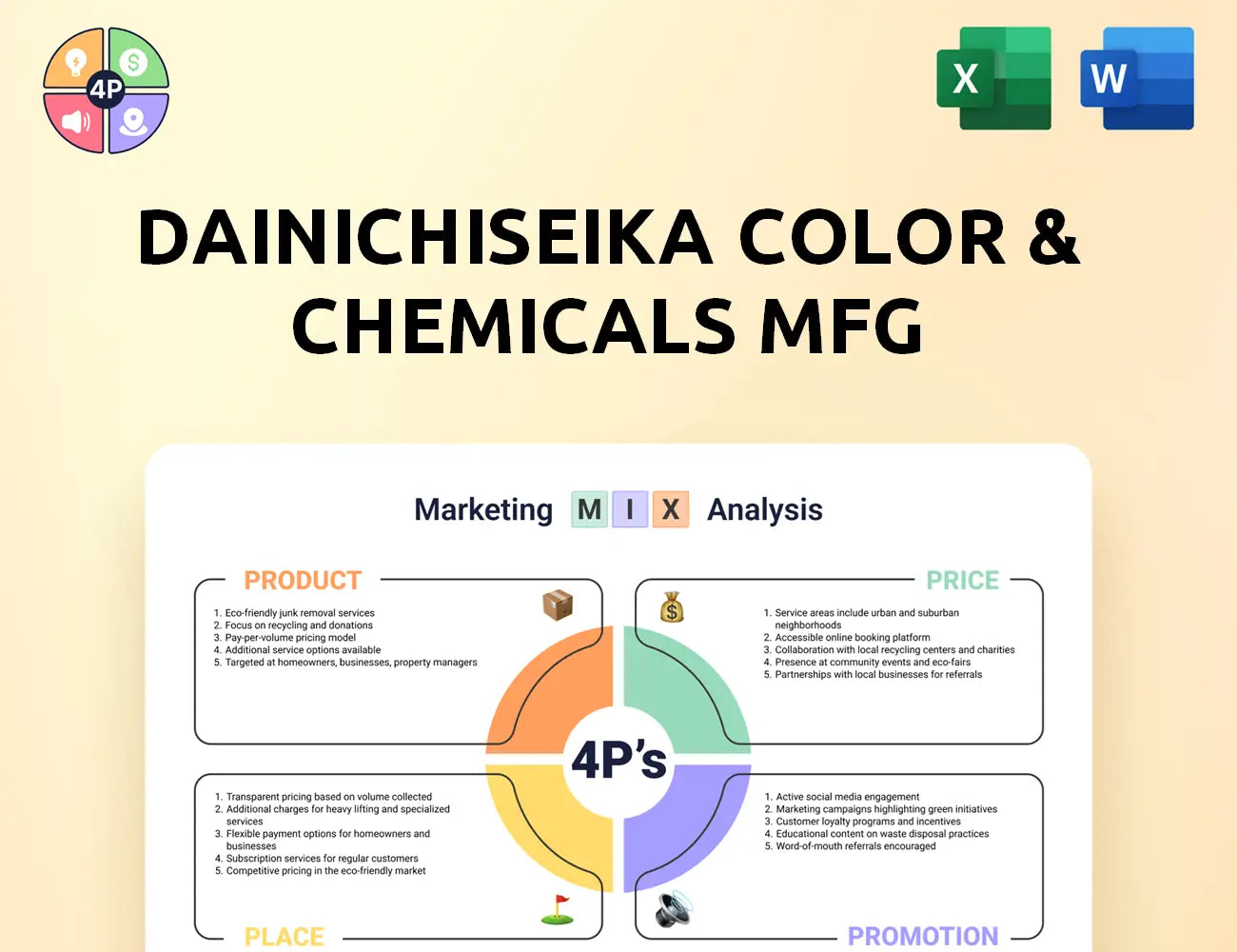 Daicolor Marketing Mix