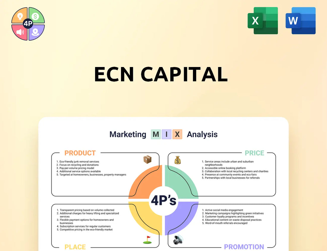 Ecncapitalcorp Marketing Mix