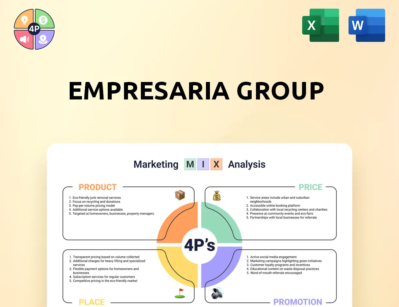 Empresaria Marketing Mix