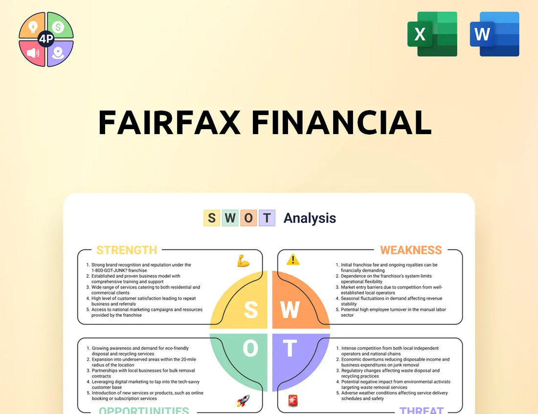 Fairfaxfinancial Swot Analysis