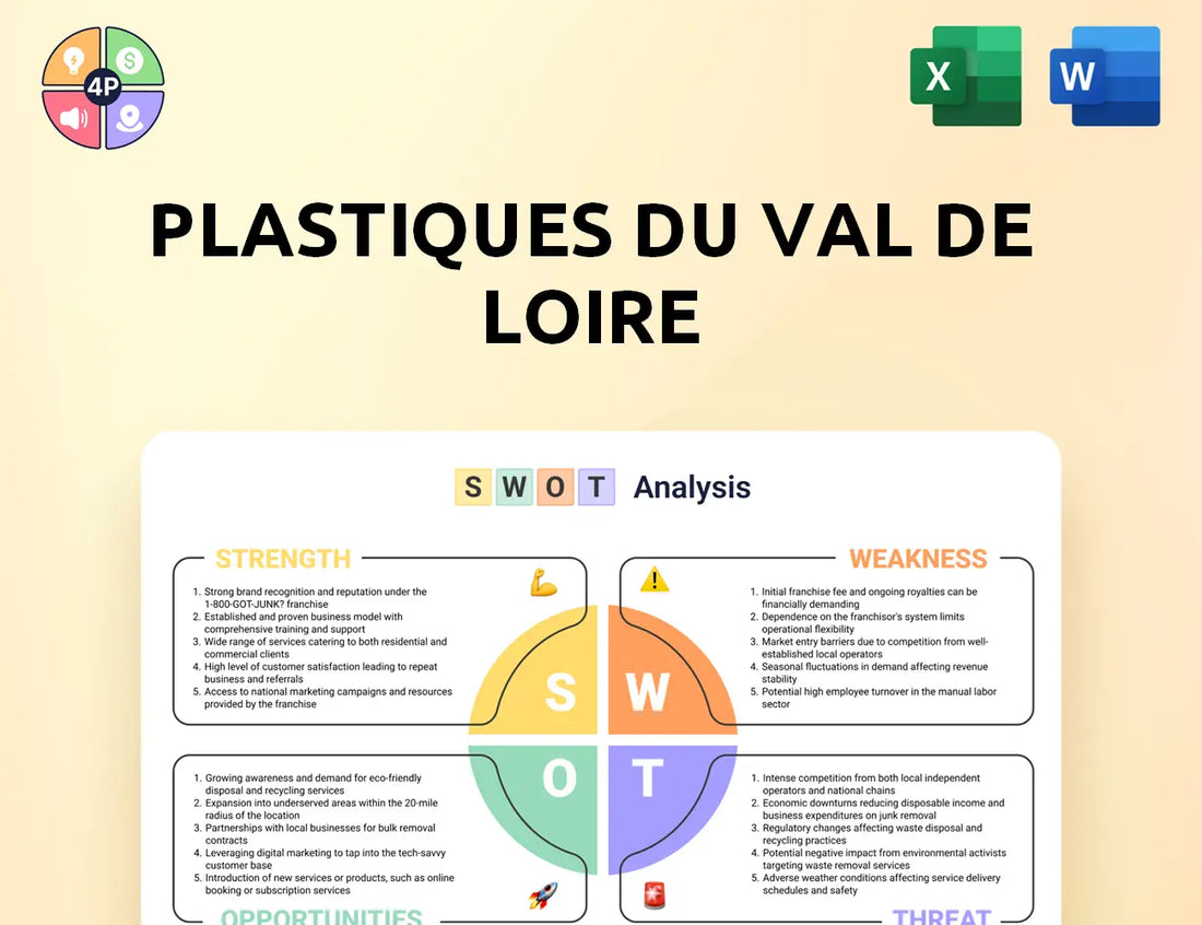 Groupe Plastivaloire Swot Analysis