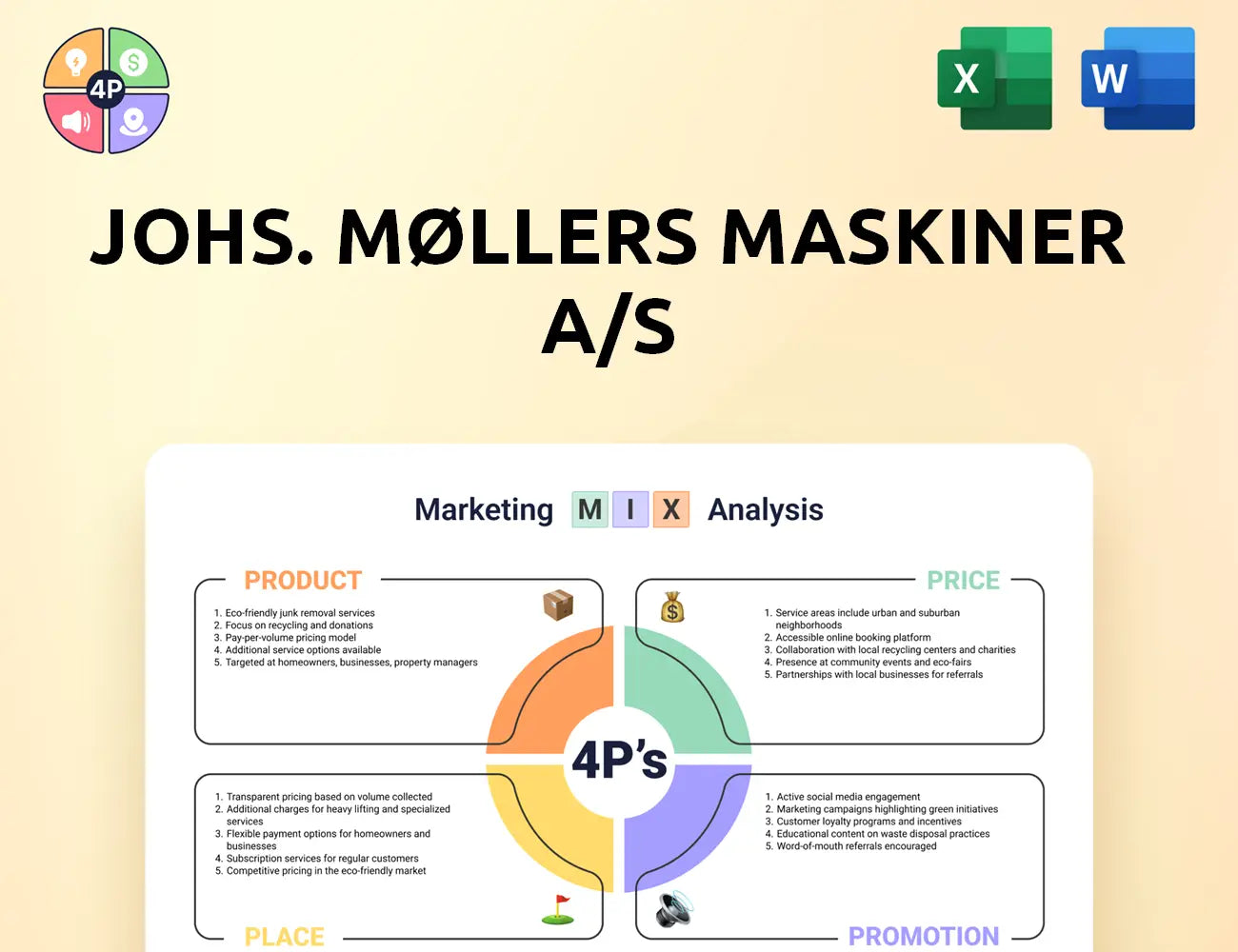 Jmm Group Marketing Mix
