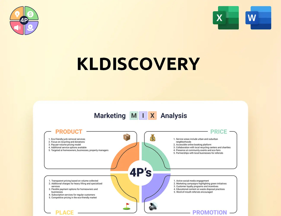 Kldiscovery Marketing Mix