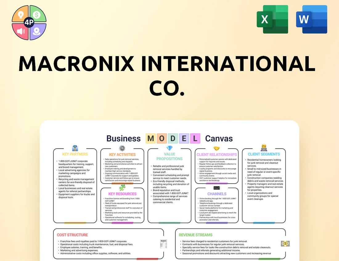Macronix Canvas Business Model