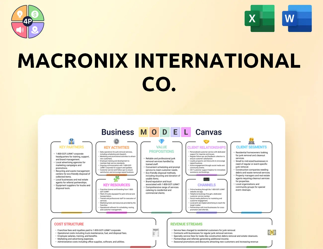 Macronix Canvas Business Model
