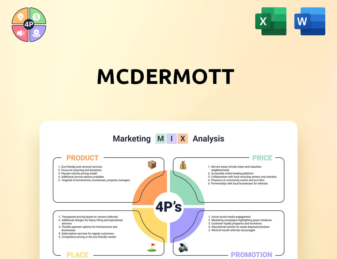Mcdermott Marketing Mix