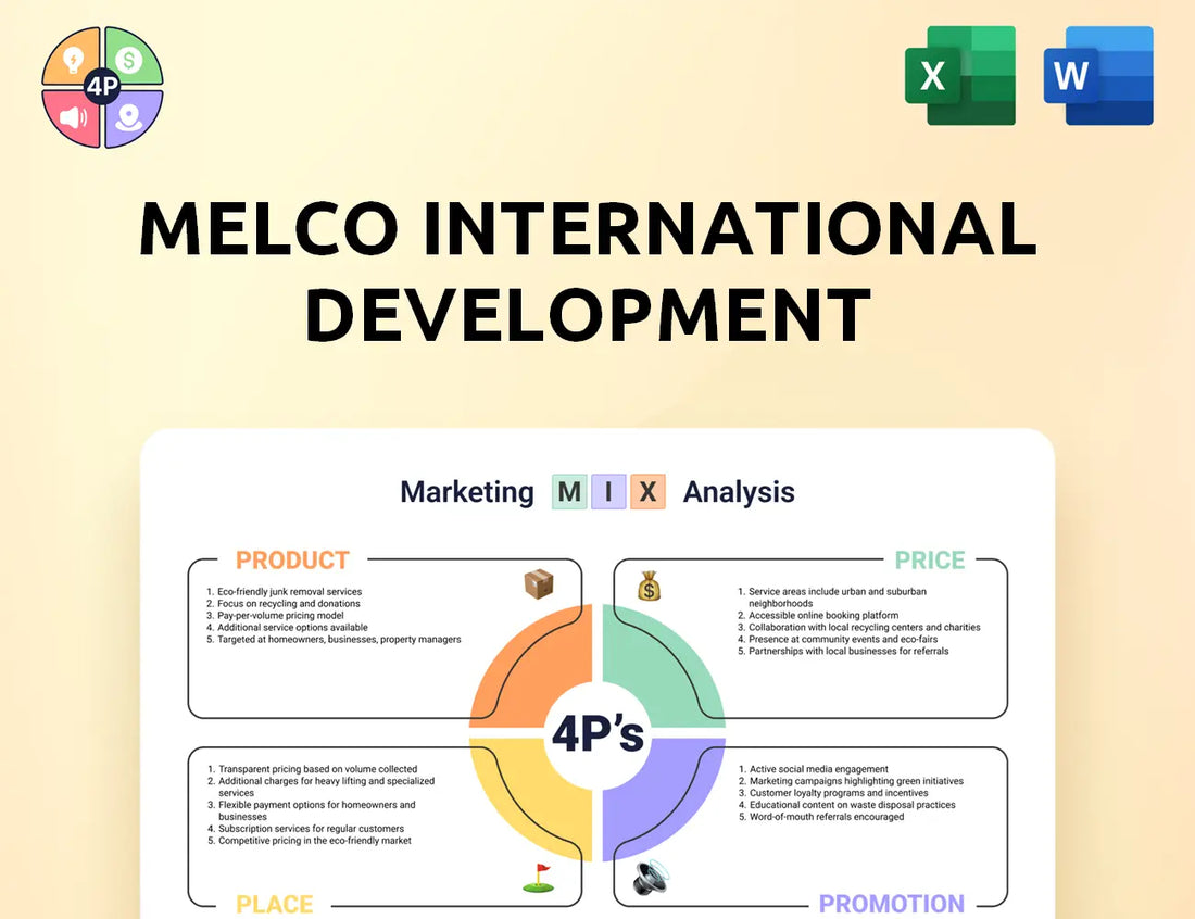 Melco Group Marketing Mix