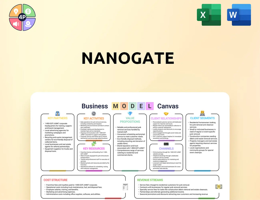 Nanogate Canvas Business Model