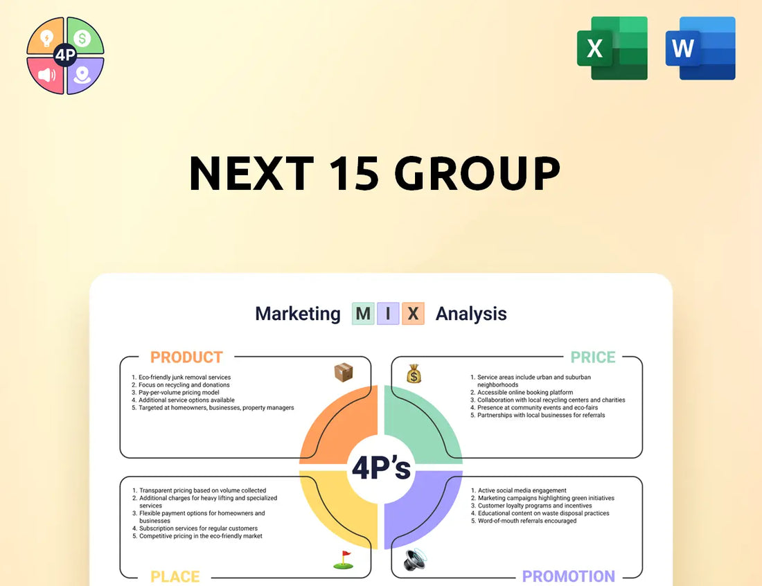 Next15 Marketing Mix