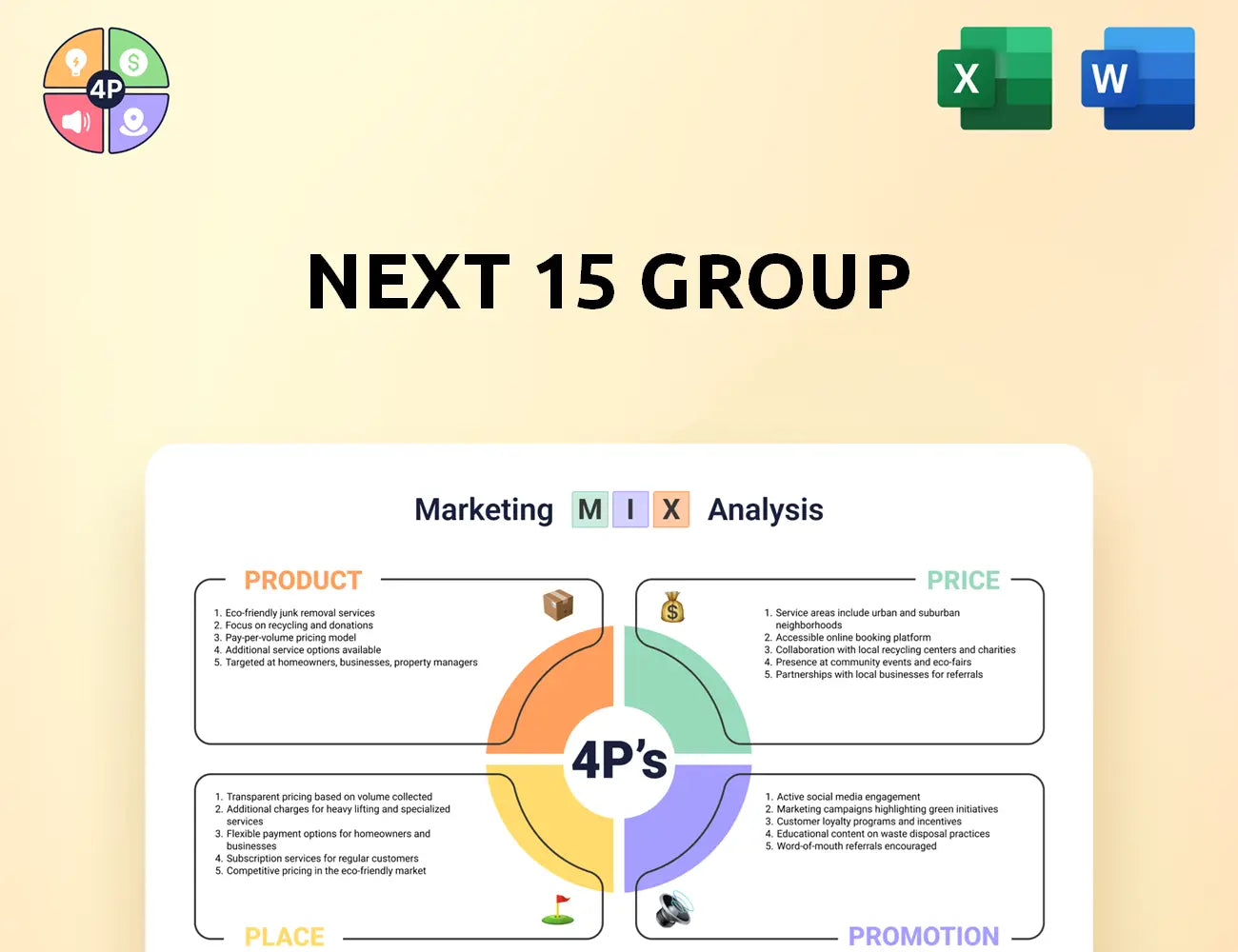 Next15 Marketing Mix