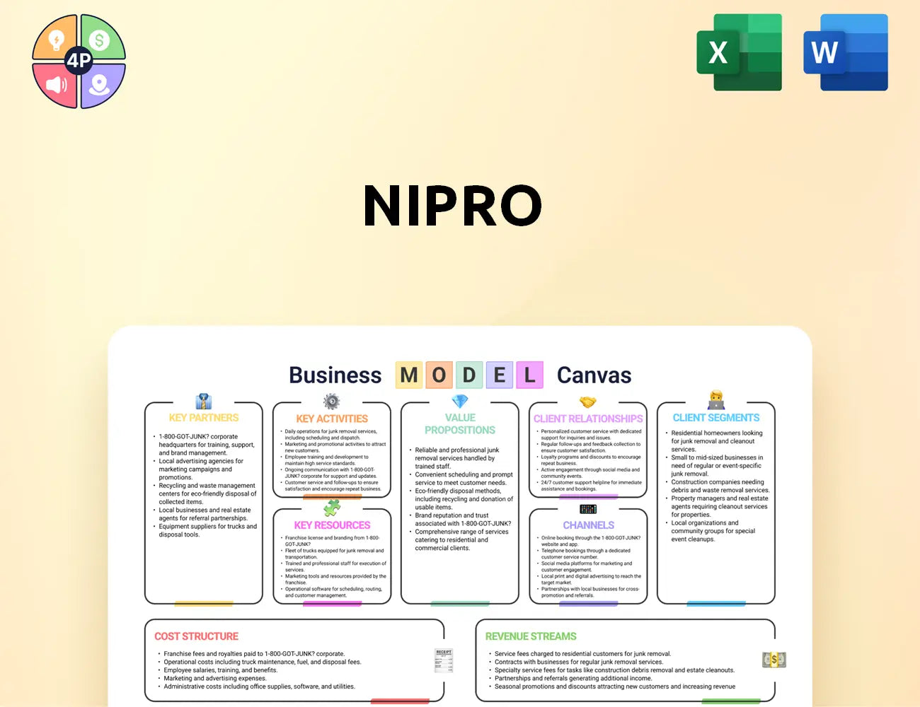 Nipro Canvas Business Model