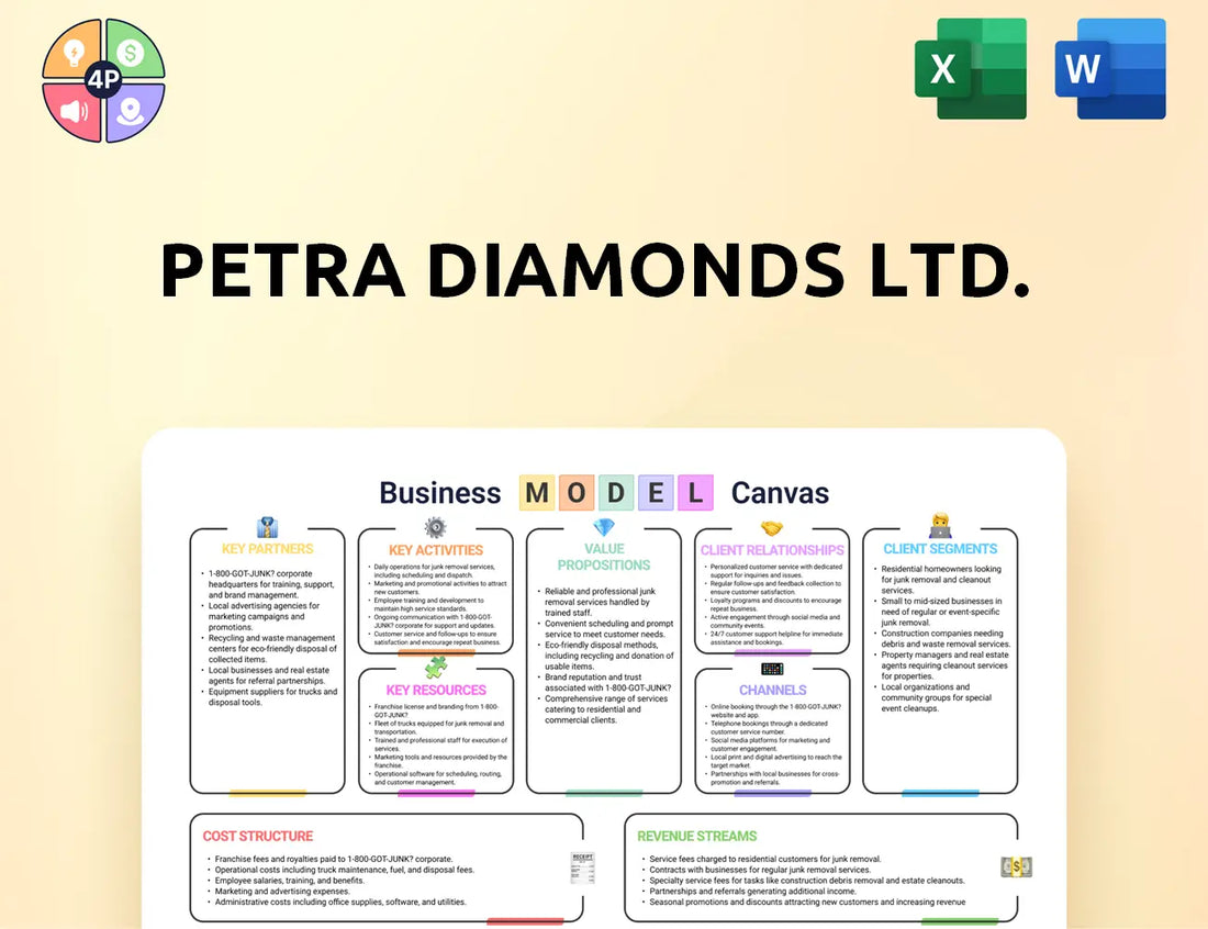Petradiamonds Canvas Business Model