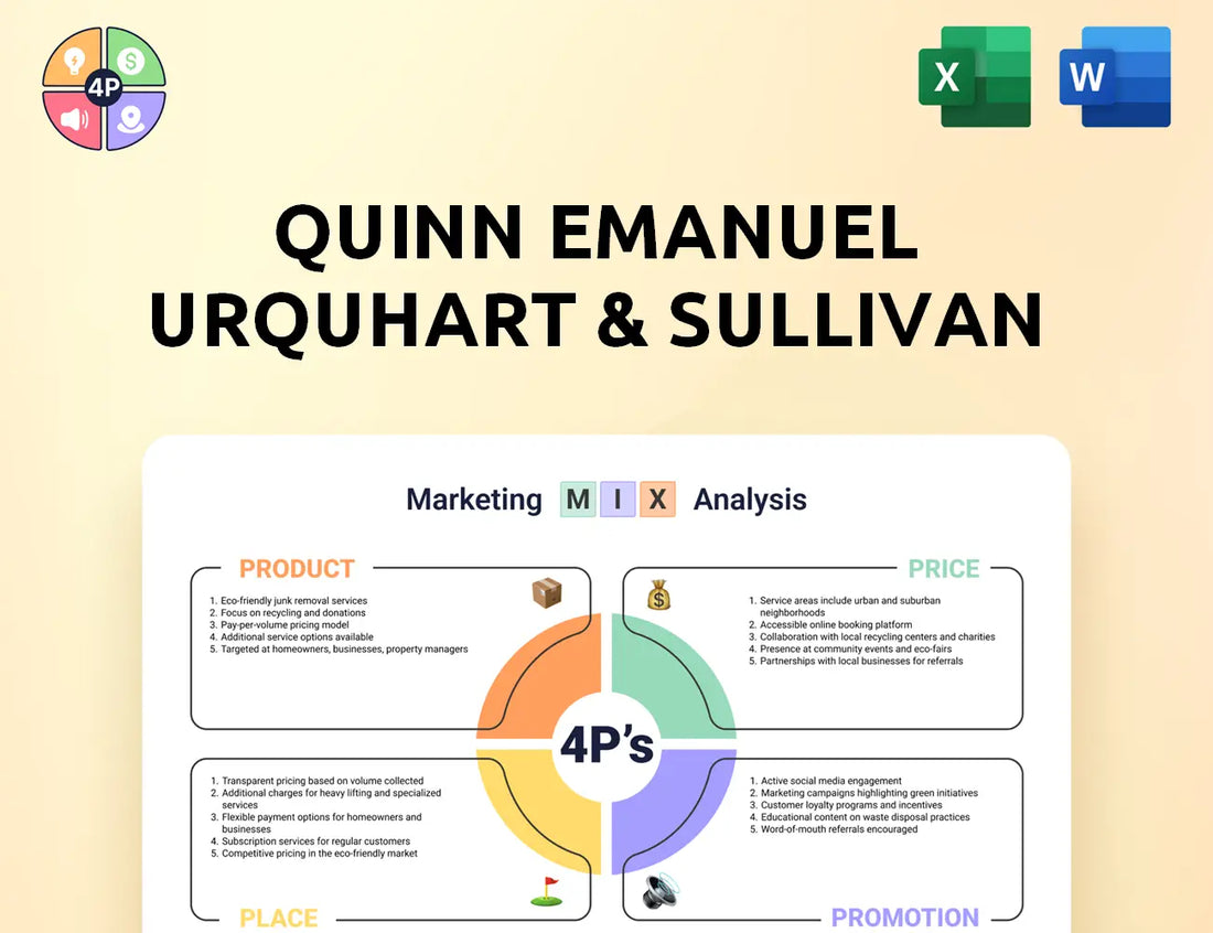 Quinnemanuel Marketing Mix