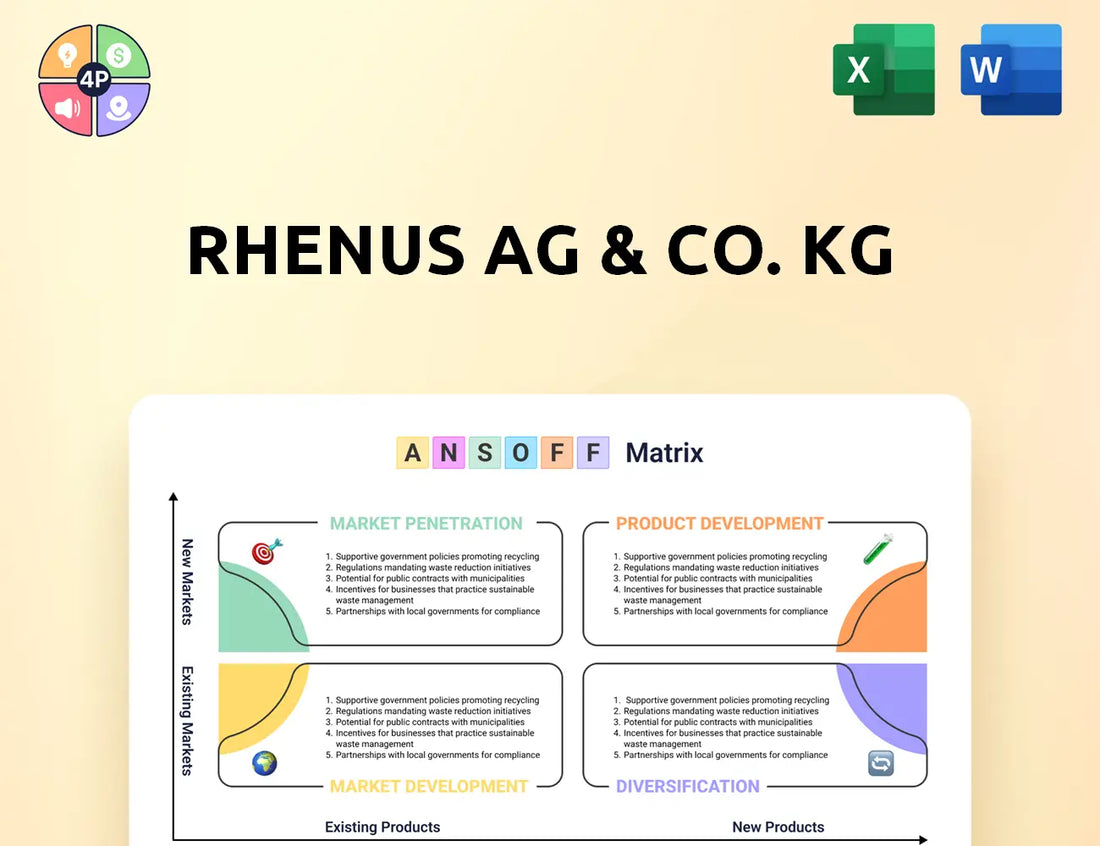 Rhenus Ansoff Matrix