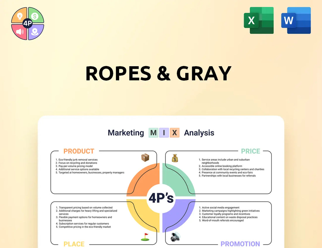 Ropesgray Marketing Mix