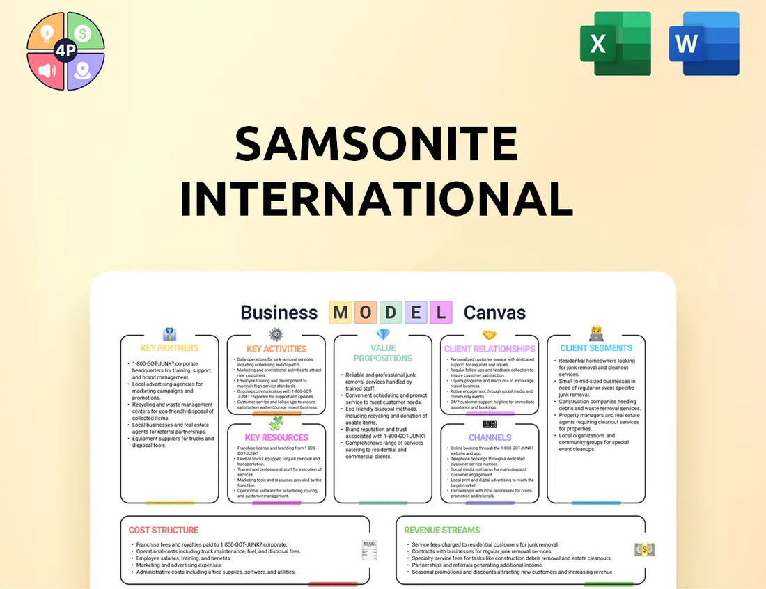 Samsonite Canvas Business Model