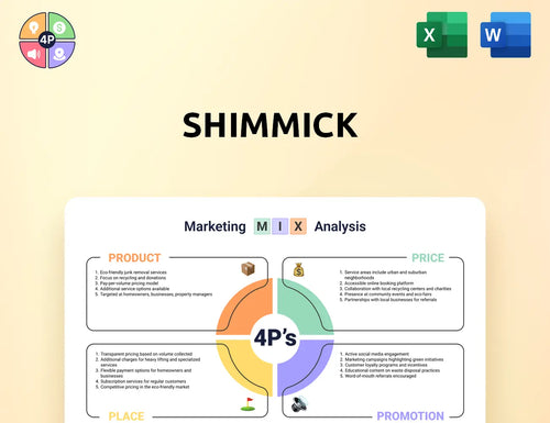 Shimmick Marketing Mix