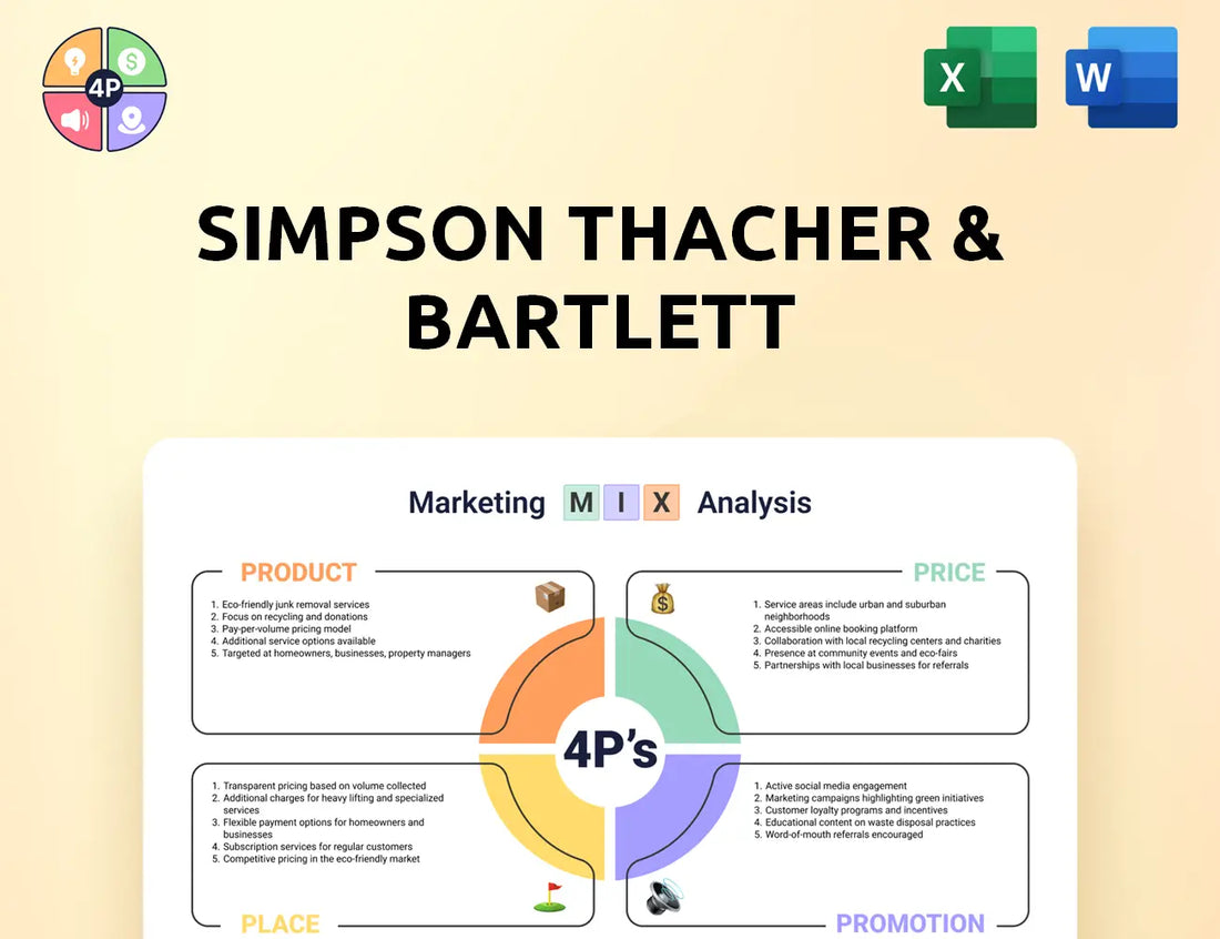 Simpsonthacher Marketing Mix