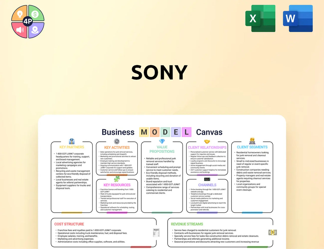 Sony Canvas Business Model