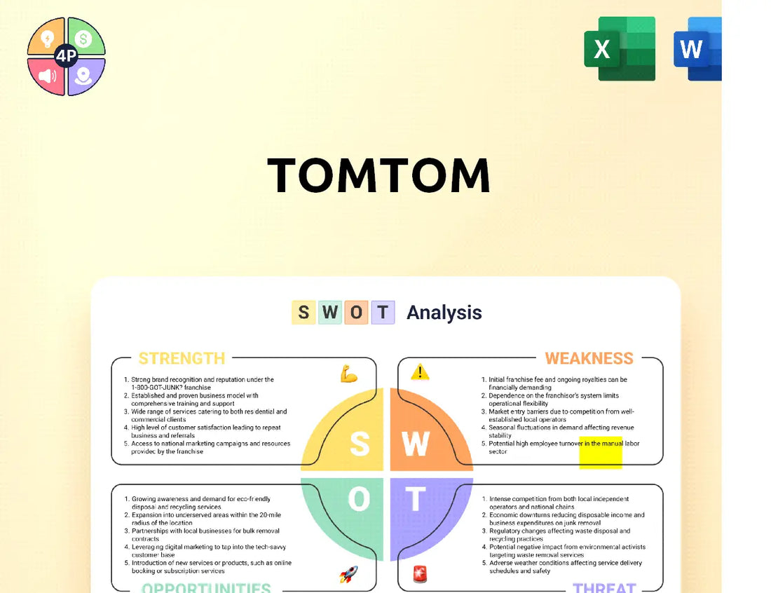 Tomtom Swot Analysis