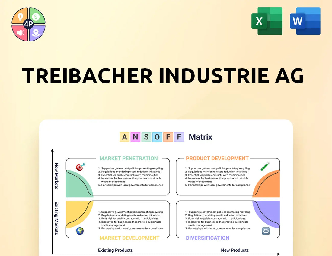 Treibacher Ansoff Matrix