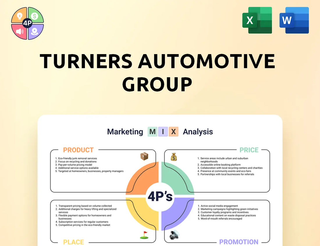 Turners Marketing Mix