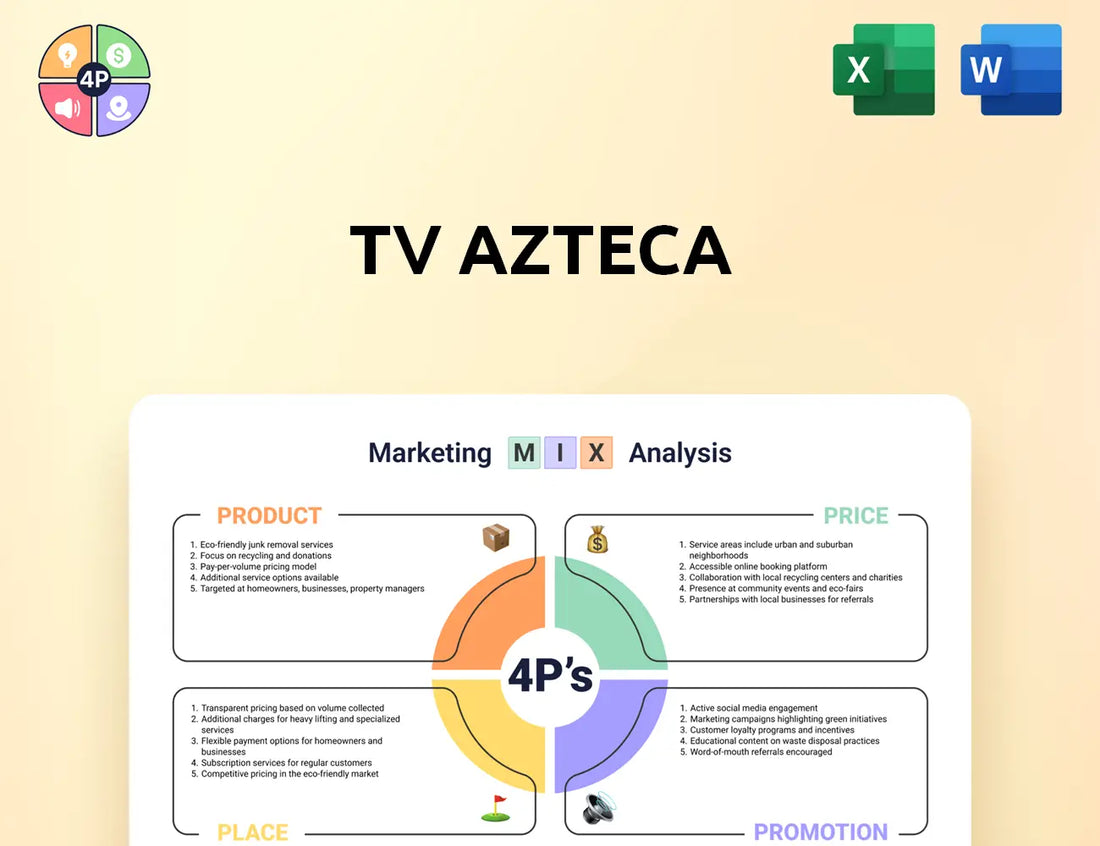 Tvazteca Marketing Mix