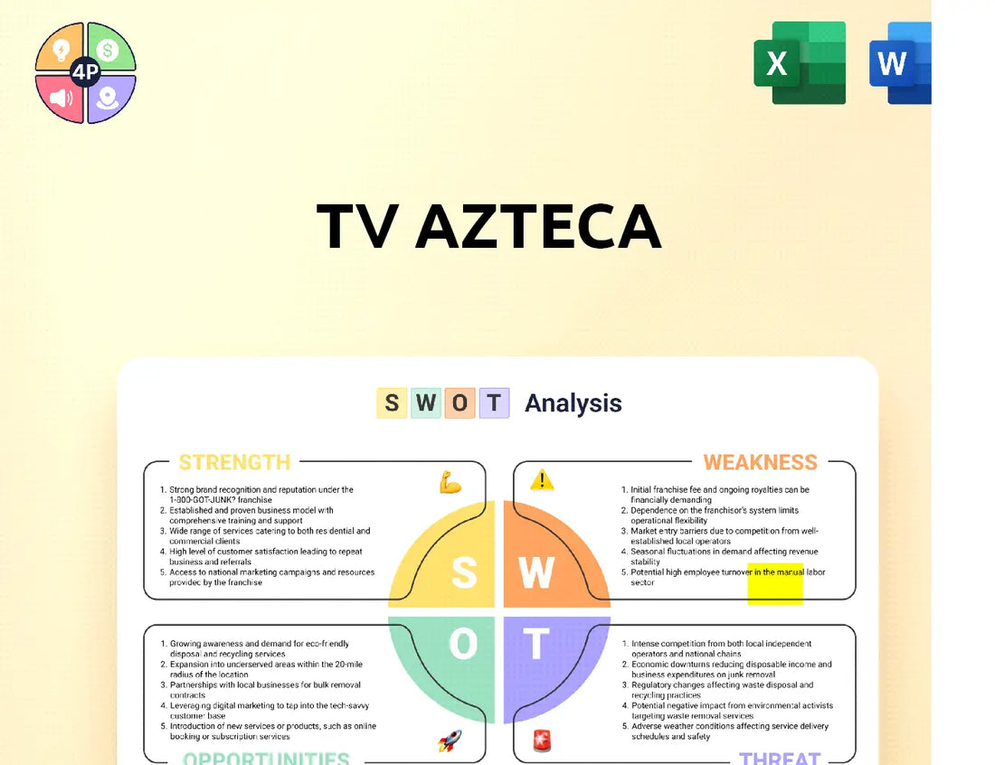 Tvazteca Swot Analysis