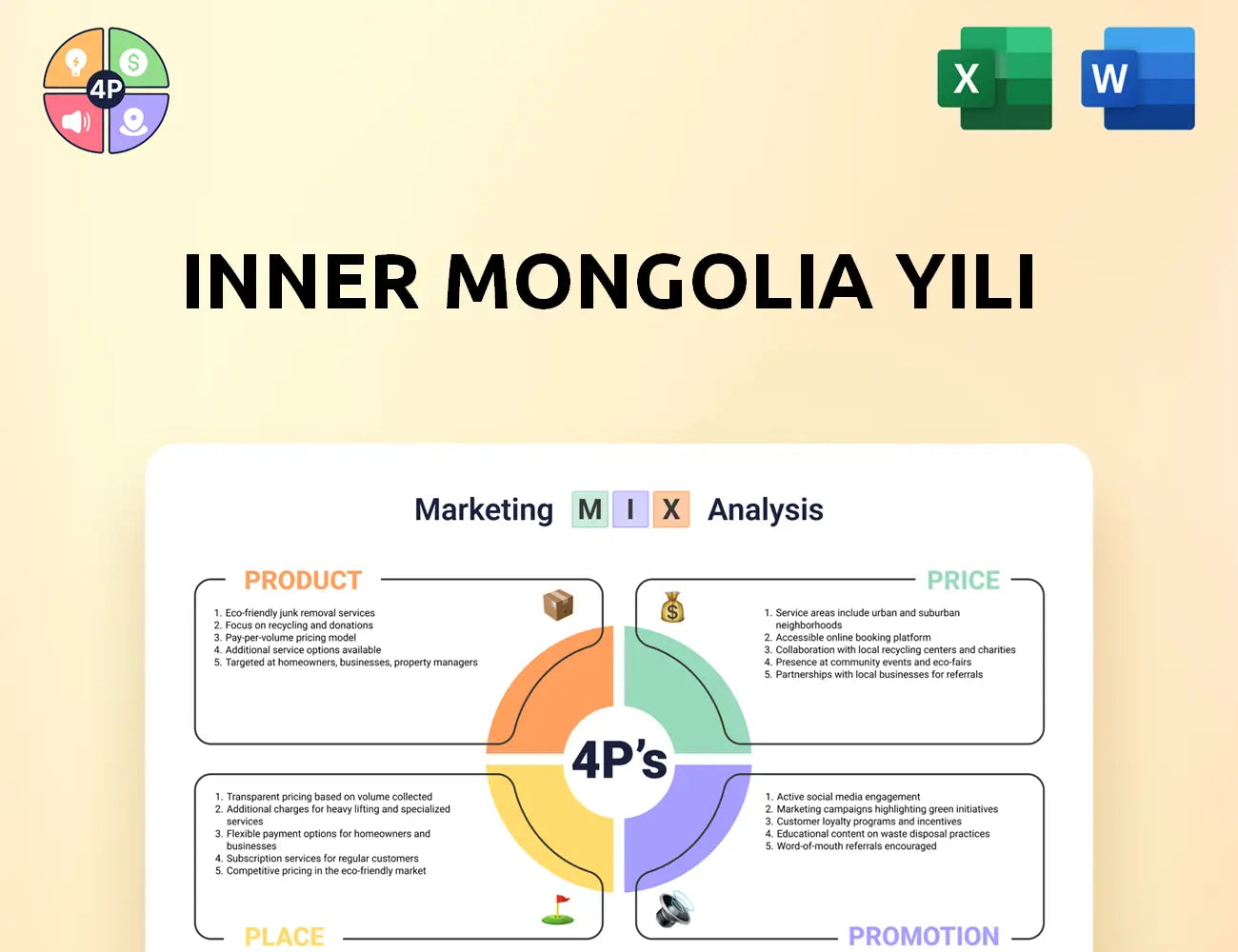 Yili Marketing Mix
